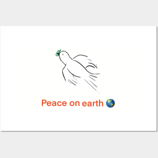 Dove of Peace on Earth Posters and Art